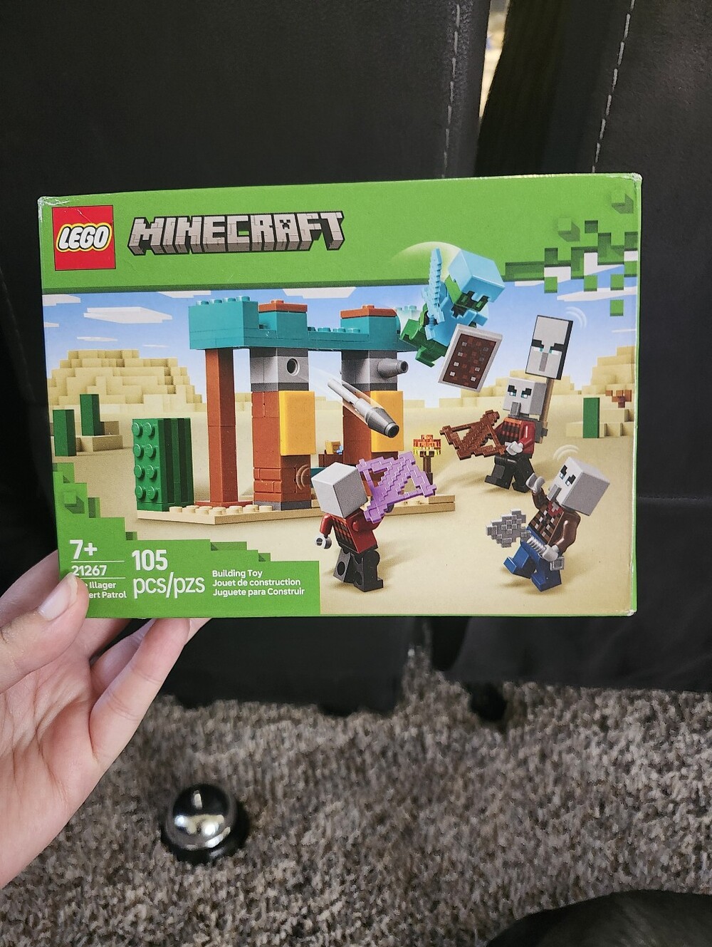 LEGO Minecraft Desert Villager Ambush Set - Green, Teal, Brown